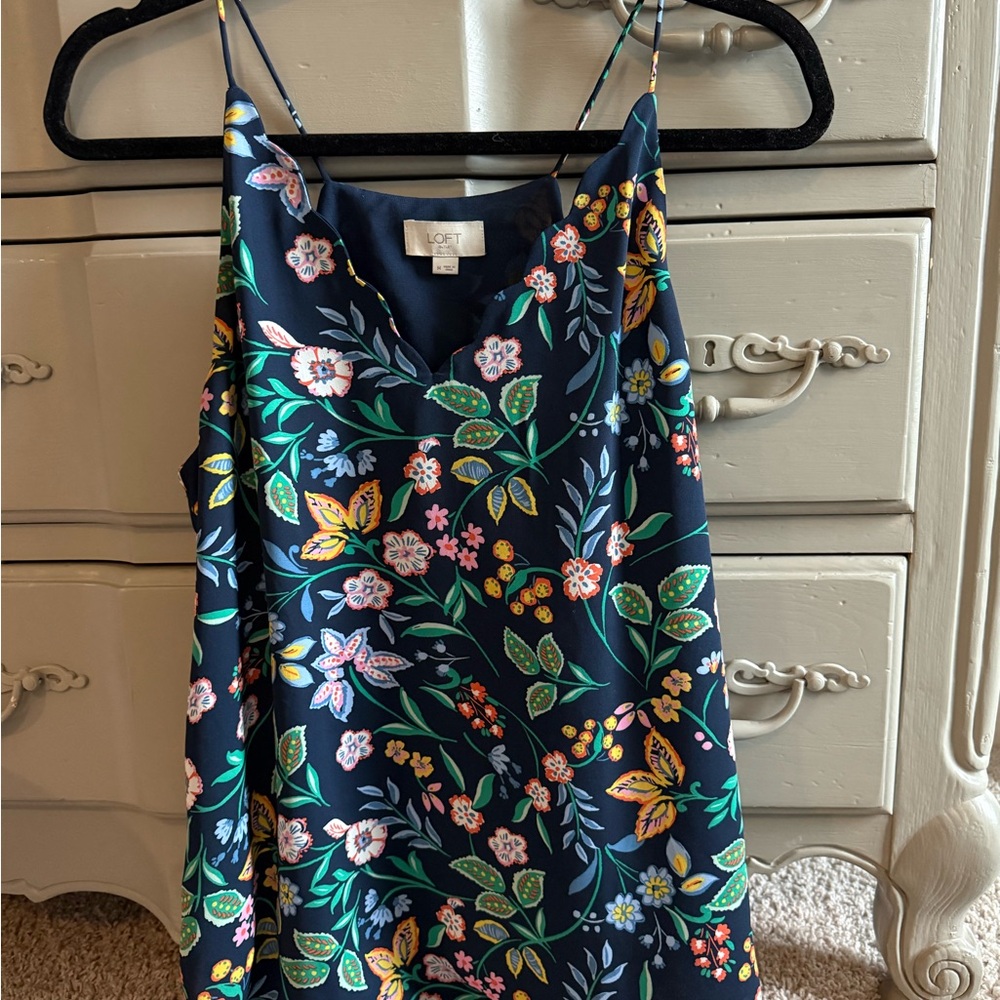 LOFT Floral Print Women's Top - Multicolor